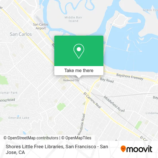 Shores Little Free Libraries map