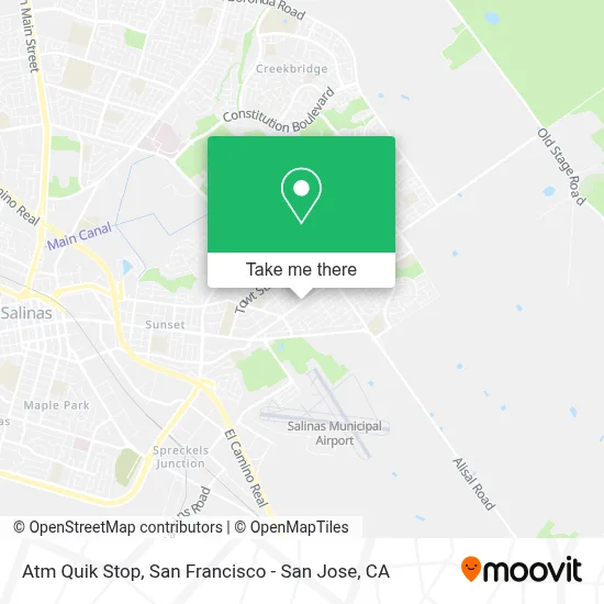 Atm Quik Stop map