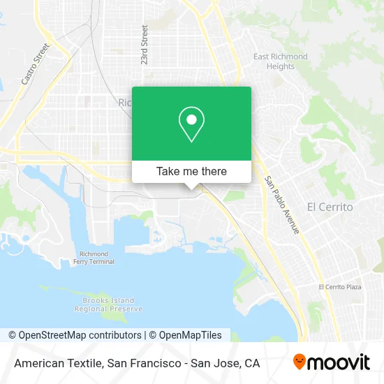 American Textile map