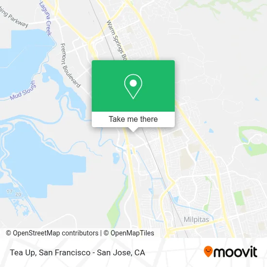 Tea Up map