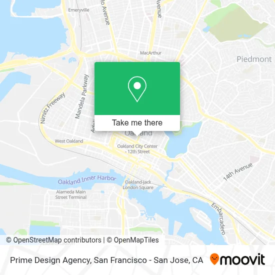 Prime Design Agency map
