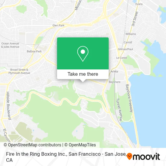 Fire In the Ring Boxing Inc. map