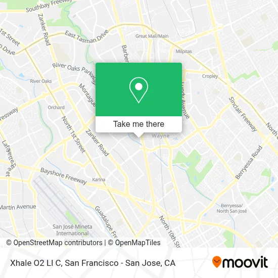 Xhale O2 Ll C map