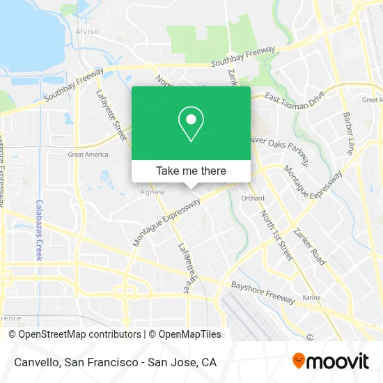 Canvello map