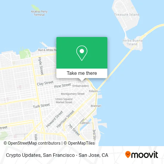 Crypto Updates map