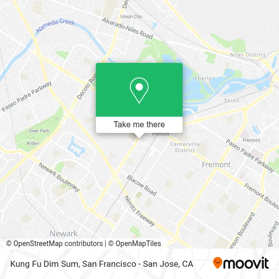 Kung Fu Dim Sum map