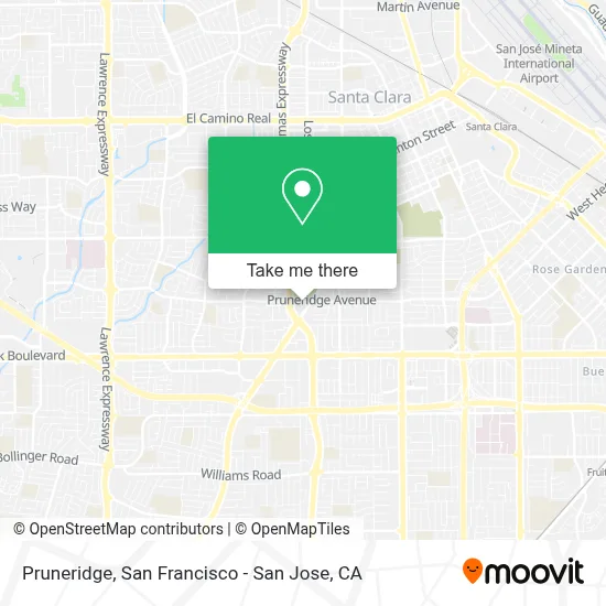Pruneridge map
