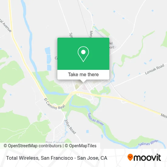 Total Wireless map