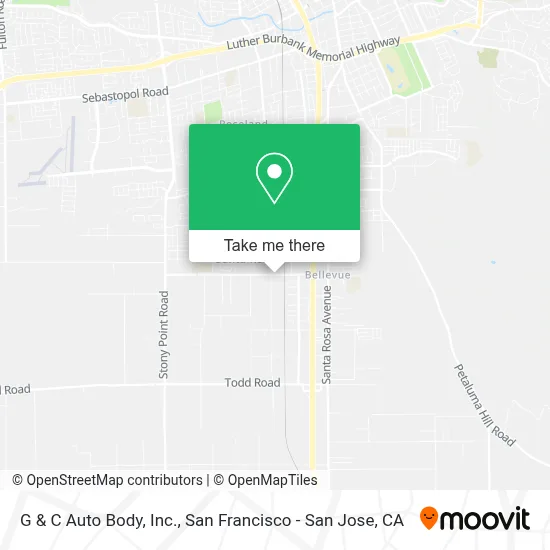 G & C Auto Body, Inc. map