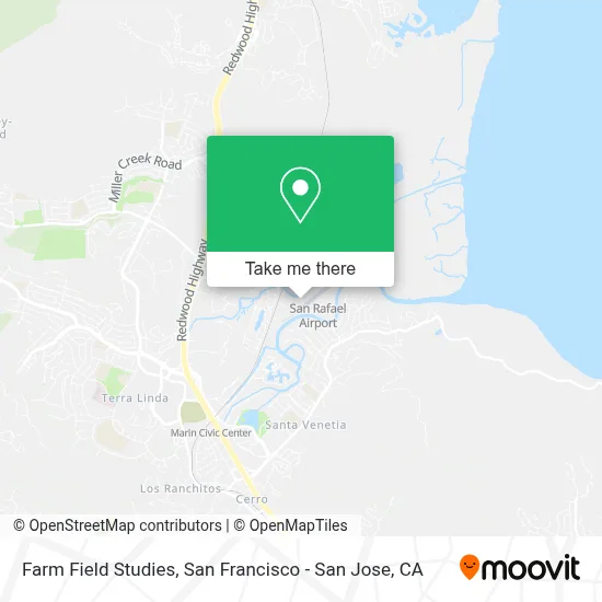 Farm Field Studies map