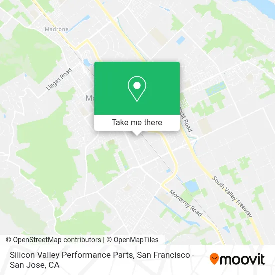 Silicon Valley Performance Parts map