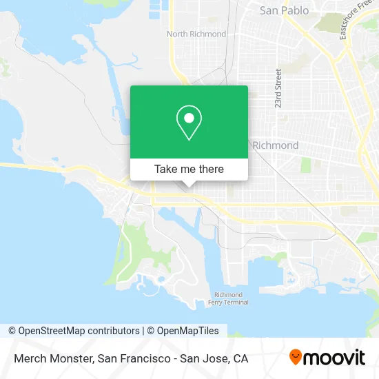 Merch Monster map