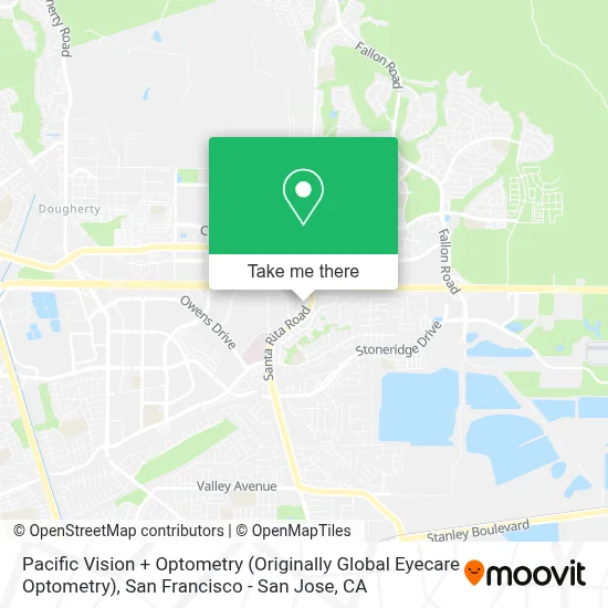 Pacific Vision + Optometry (Originally Global Eyecare Optometry) map