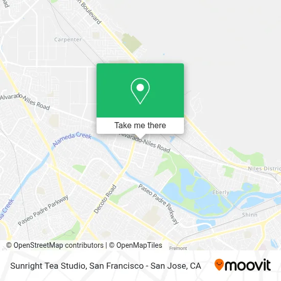Sunright Tea Studio map