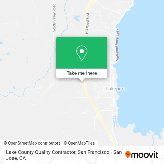 Lake County Quality Contractor map