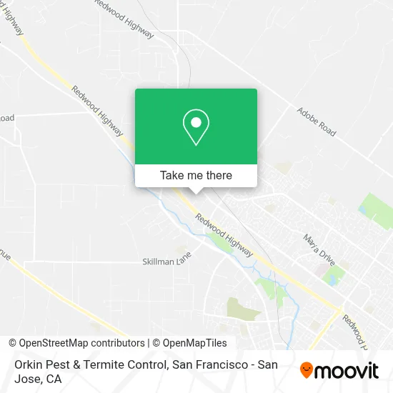 Orkin Pest & Termite Control map