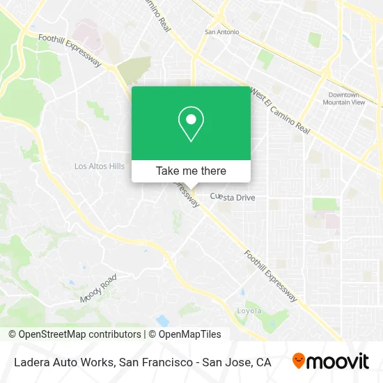 Ladera Auto Works map