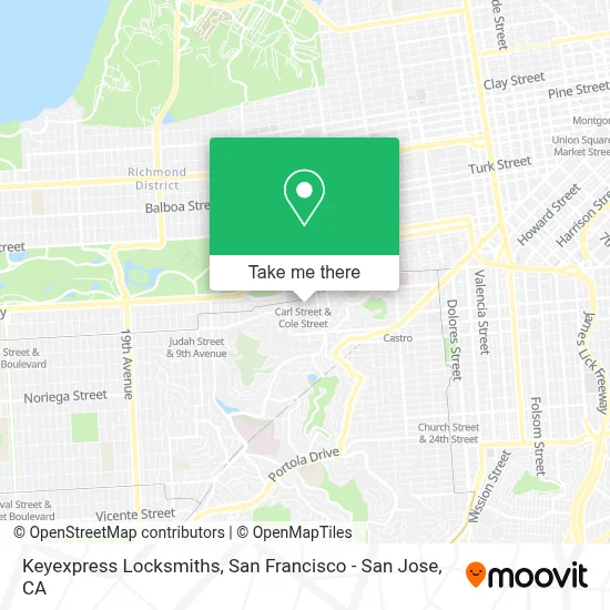 Keyexpress Locksmiths map