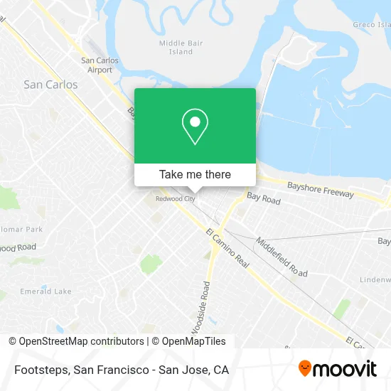 Footsteps map