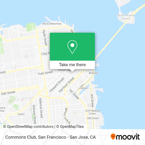 Commons Club map