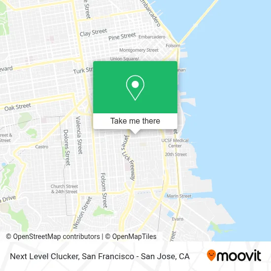 Next Level Clucker map