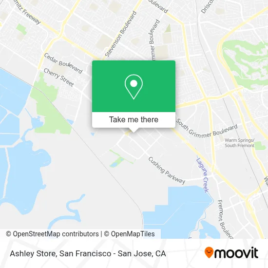Ashley Store map