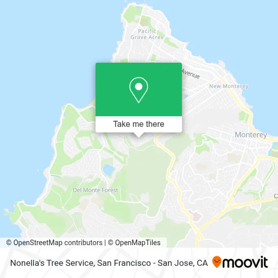Nonella's Tree Service map