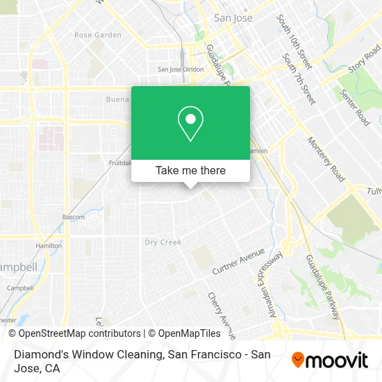 Diamond's Window Cleaning map