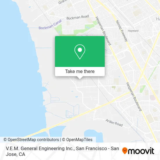 V.E.M. General Engineering Inc. map