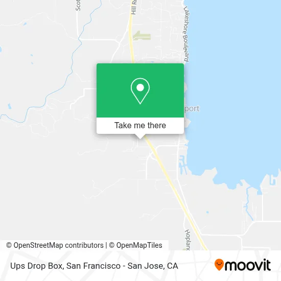 Ups Drop Box map