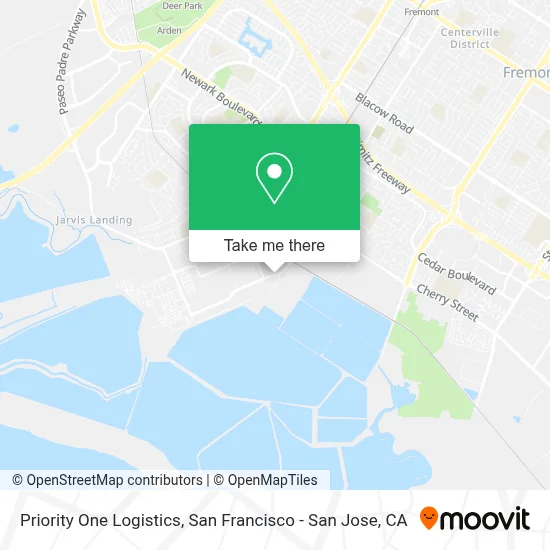 Priority One Logistics map