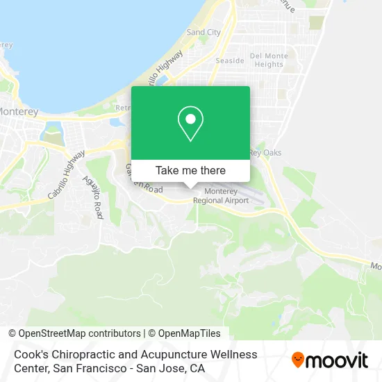 Cook's Chiropractic and Acupuncture Wellness Center map