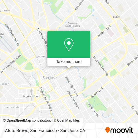 Atoto Brows map