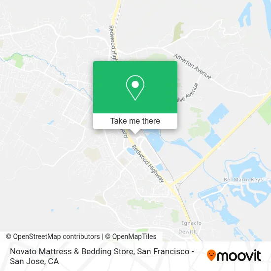 Novato Mattress & Bedding Store map