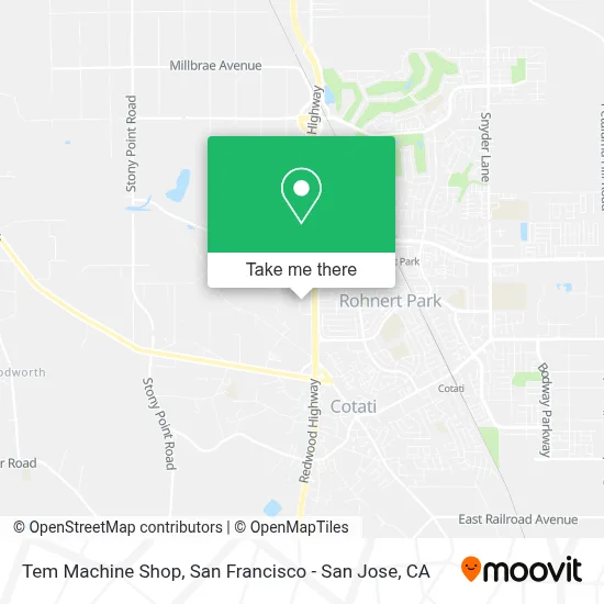 Tem Machine Shop map