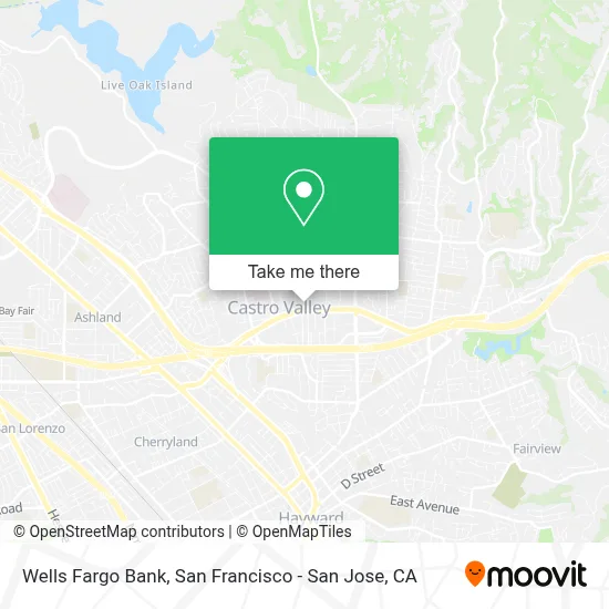 Wells Fargo Bank map