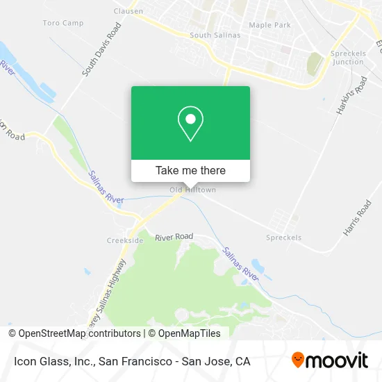 Icon Glass, Inc. map