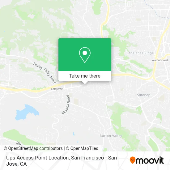 Ups Access Point Location map