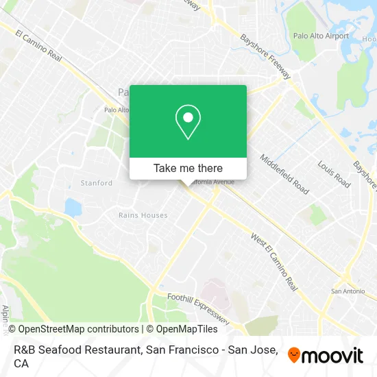 R&B Seafood Restaurant map