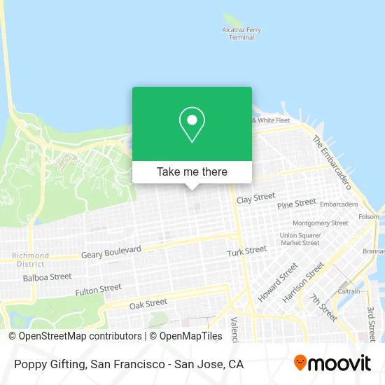 Poppy Gifting map