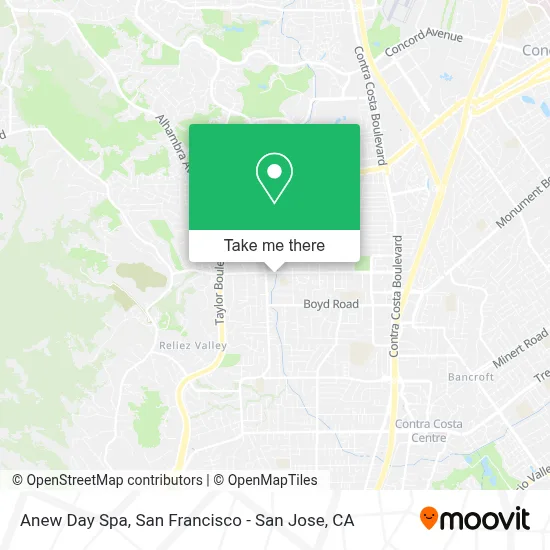 Anew Day Spa map