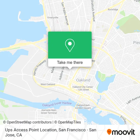 Ups Access Point Location map