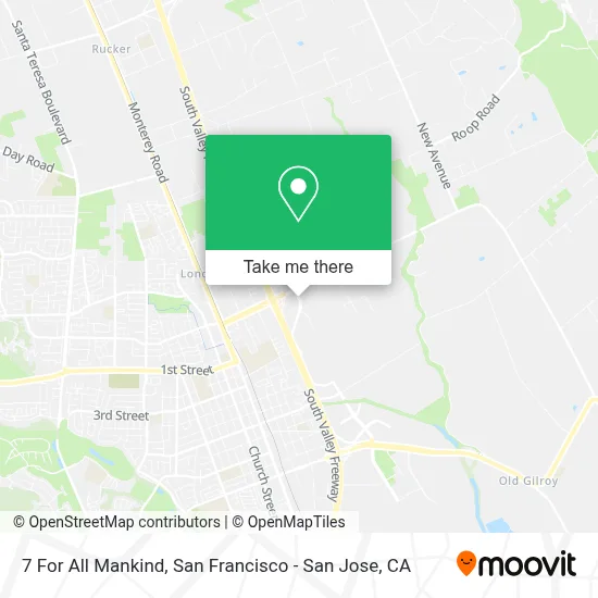 7 For All Mankind map