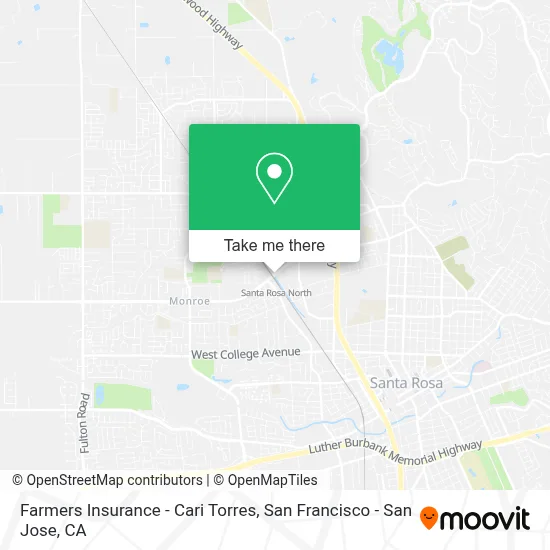 Farmers Insurance - Cari Torres map