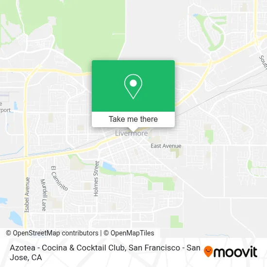 Azotea - Cocina & Cocktail Club map