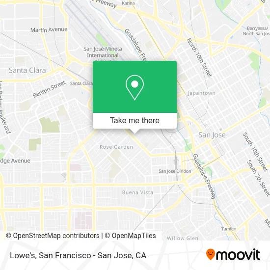 Lowe's map