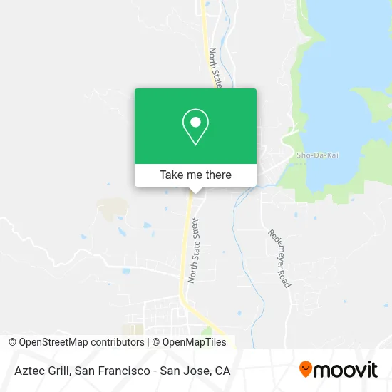 Aztec Grill map