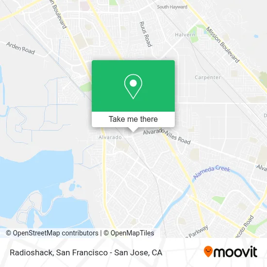 Radioshack map
