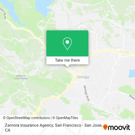 Zamora Insurance Agency map