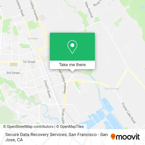 Secure Data Recovery Services map